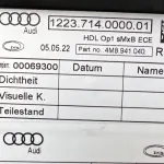 Phare avant droite Audi RS Q8 4M phase 2 (2024–2025) — Matrix